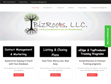 Tablet Screenshot of bizroots.com